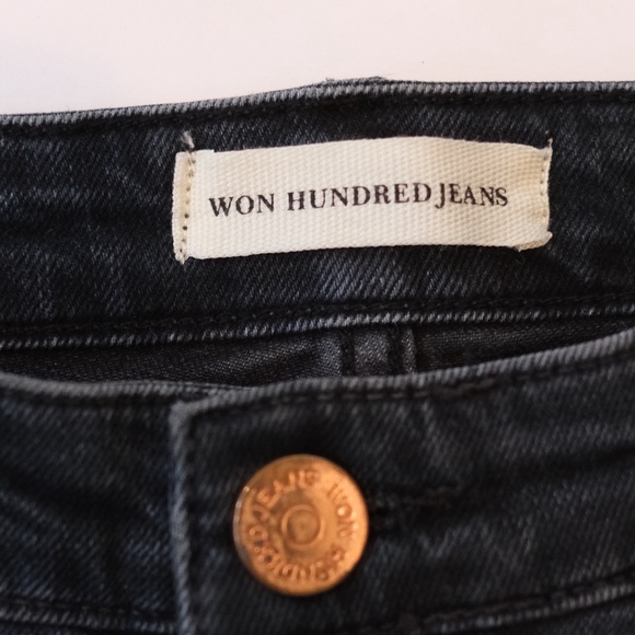 WON HUNDRED Dark Blue Jeans - Picture 2 of 5